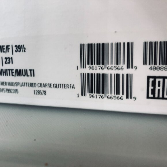 Jimmy Choo Rome Leather Sneakers Glitter -  Size 39.5 - Picture 9 of 9